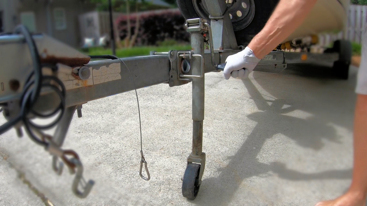 Boat Trailer Jack Repair